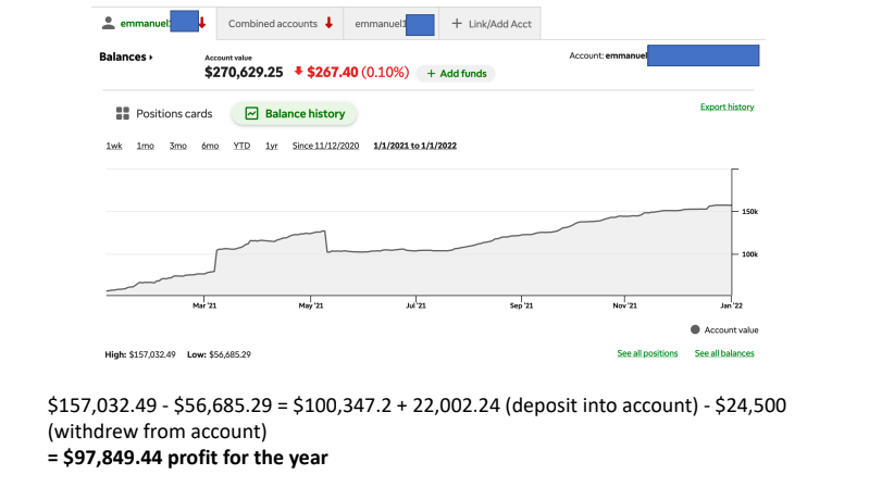 2021 Brokerage Statement
