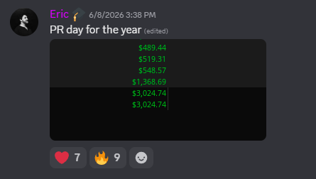 Result proof from Eric