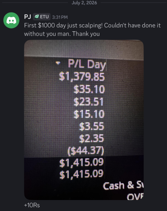 Result proof from PJ